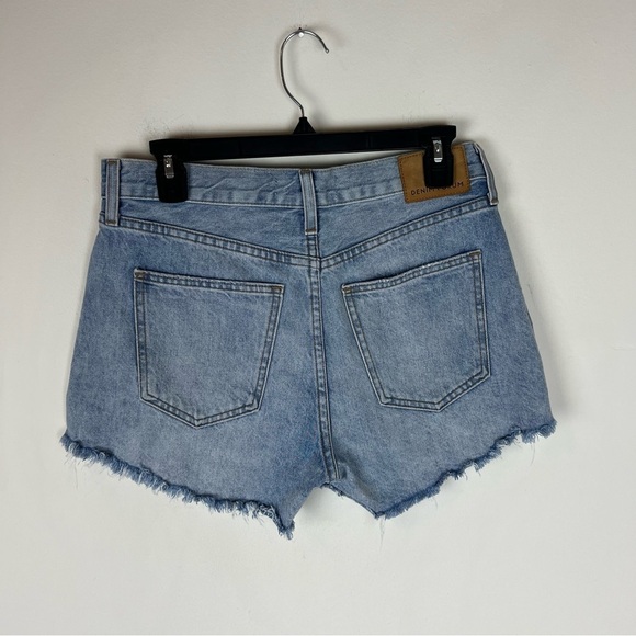 Aritzia Denim Forum Ex Boyfriend Short Raw Hem Size 27 - Picture 5 of 8